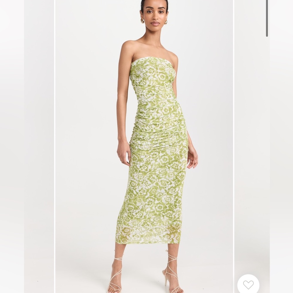 Resa Kristina Mesh Dress In Lotus